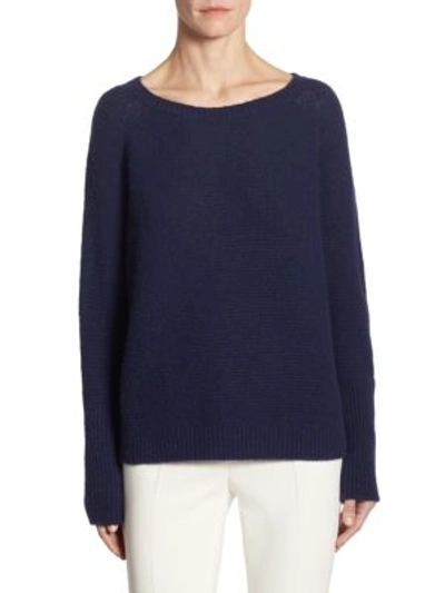Max Mara Pullover With Cashmere And Silk In China Blue
