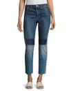 HELMUT LANG Slim-Fit Patchwork Jeans