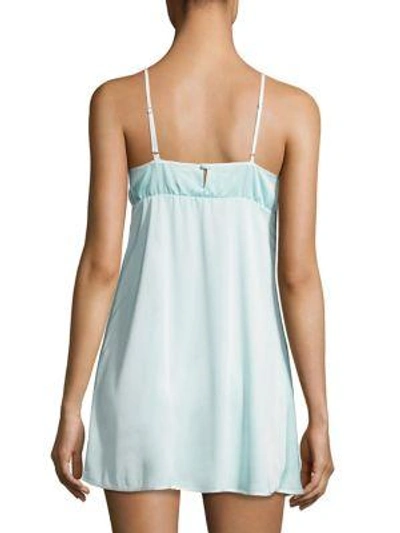 Shop Kate Spade Sensuous Bow Chemise In Ivory