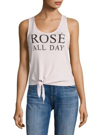 Feel The Piece Tyler Jacobs X  Rosé All Day Tank Top In Pink