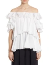 TOME Cotton Tiered Blouse