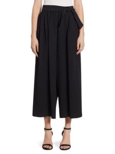 Tome Cropped Palazzo Pants In Black