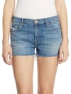 MOTHER Teaser Step Hem Frayed Shorts