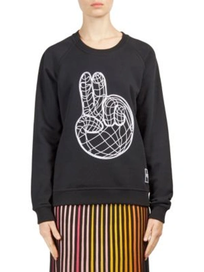 Kenzo Embroidered Classic Sweatshirt In Black