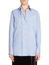 CEDRIC CHARLIER Cotton Button Front Shirt