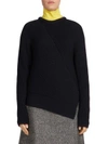 CEDRIC CHARLIER Asymmetric Wool Sweater