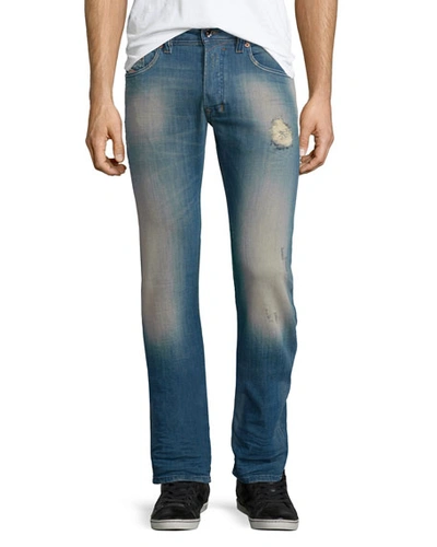 Diesel Safado 0854v Distressed Denim Jeans, Medium Blue