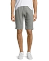 THEORY RUMOR S AXIS TERRY JOGGER SHORTS, CHARCOAL