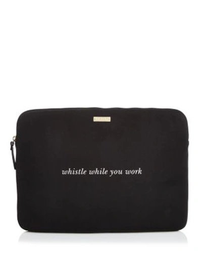 Shop Kate Spade New York 15 Neoprene Computer Case In Black/gold