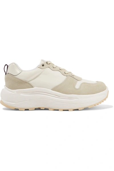 Eytys Jet Shell And Suede Sneakers
