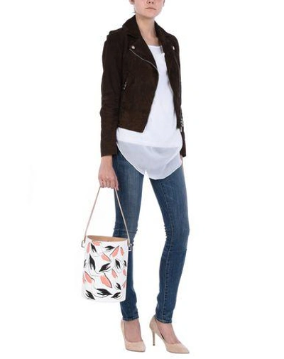Shop Leo Studio Design Handbags In White