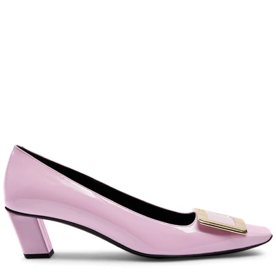 Shop Roger Vivier Belle Vivier Pumps In Patent Leather