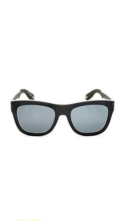 Shop Givenchy Square Sunglasses In Black White/grey
