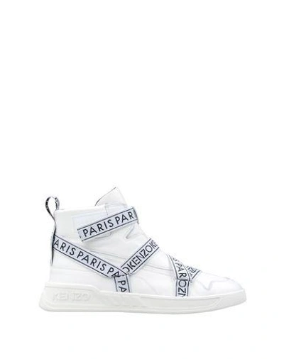 Shop Kenzo Trainers In White