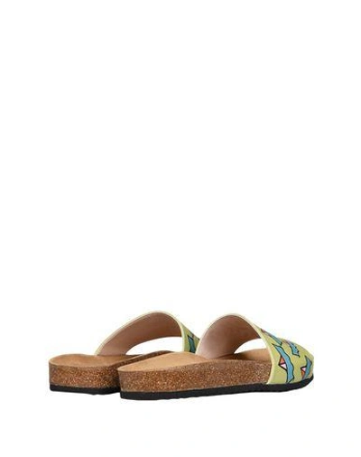 Shop Leo Studio Design Sandals In Light Green