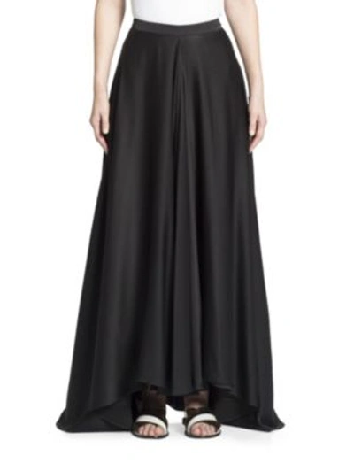 Shop Lanvin Evening Skirt In Black