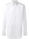 Givenchy Single-cuff Collar-tipped Cotton Shirt In White