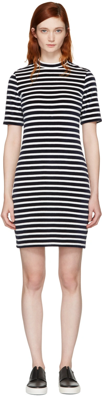 alexander wang striped shirt dress Oxford Stripe Wrap Dress Striped Alexander Wang Stripe Off The Shoulder  Wrap Front Shirtdress In