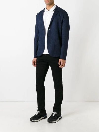 Shop Harris Wharf London Two-button Blazer - Blue