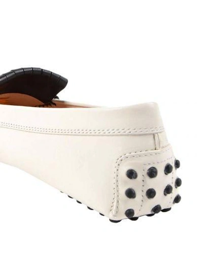 Shop Tod's Loafers Loafers Women  In White