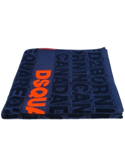 Dsquared2 Logo Print Towel