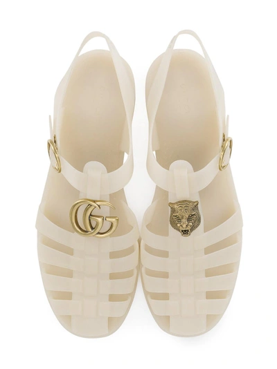 Shop Gucci Buckle Strap Sandals