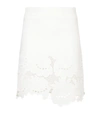 VICTORIA VICTORIA BECKHAM Embroidered Hem Skirt