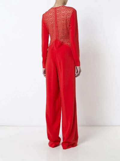 Shop Stella Mccartney Lace Back Jumpsuit