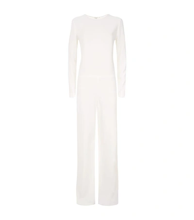 Shop Stella Mccartney Paige Lace Back Jumpsuit In White