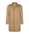 THOM BROWNE Cotton-Twill Mac Overcoat