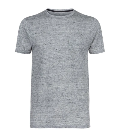 Shop Rag & Bone Owen Linen T-shirt In Grey