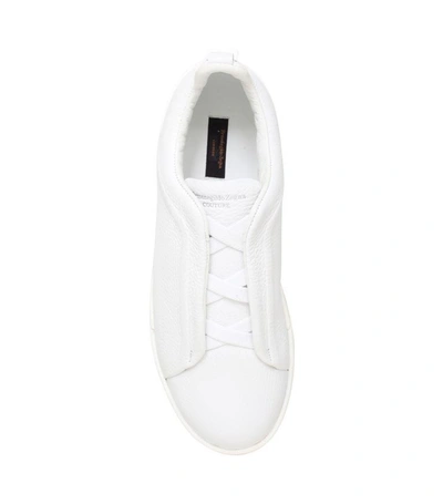 Shop Ermenegildo Zegna Xxx Elastic Sneaker In White