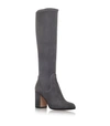 GIANVITO ROSSI Rolling Suede Knee Boots 85