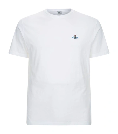 Shop Vivienne Westwood Classic Orb T-shirt In White