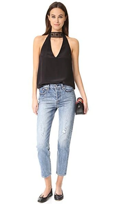 Shop Cami Nyc The Stacie Top In Black