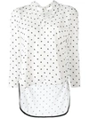 PS BY PAUL SMITH star print V-neck top,HANDWASH