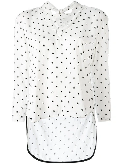 Ps By Paul Smith Star Print V-neck Top