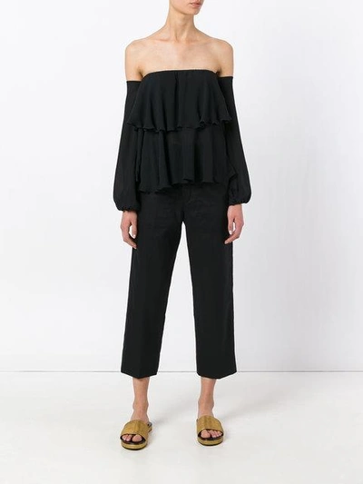 Shop Chloé - Cropped Trousers  In Blue