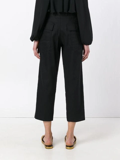 Shop Chloé - Cropped Trousers  In Blue