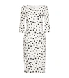 DOLCE & GABBANA Polka-Dot Midi Dress