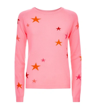 Chinti & Parker Star Jumper In Pink