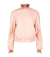 PINKO Ruffled Collar Bomber Jacket