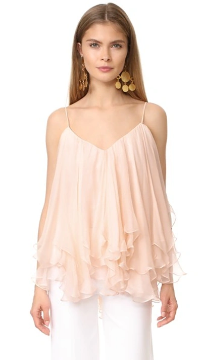 Maria Lucia Hohan Sleeveless Blouse In Powder Puff