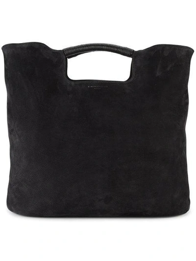 Shop Simon Miller Black Birch Large Suede Tote Bag