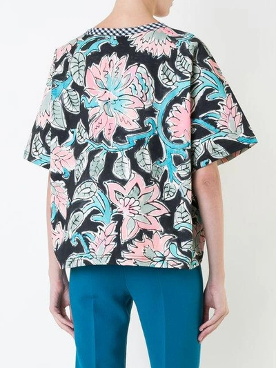 Shop Antonio Marras Floral Print Shortsleeved Blouse