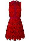 ALICE AND OLIVIA floral embroidery dress,DRYCLEANONLY