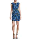 MILLY Jewel-Print Sheath Dress