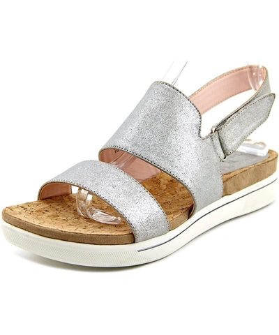 Taryn Rose Chaz Women  Open-toe Synthetic Silver Slingback Sandal