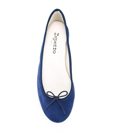 Shop Repetto Navy Ballerina Flat