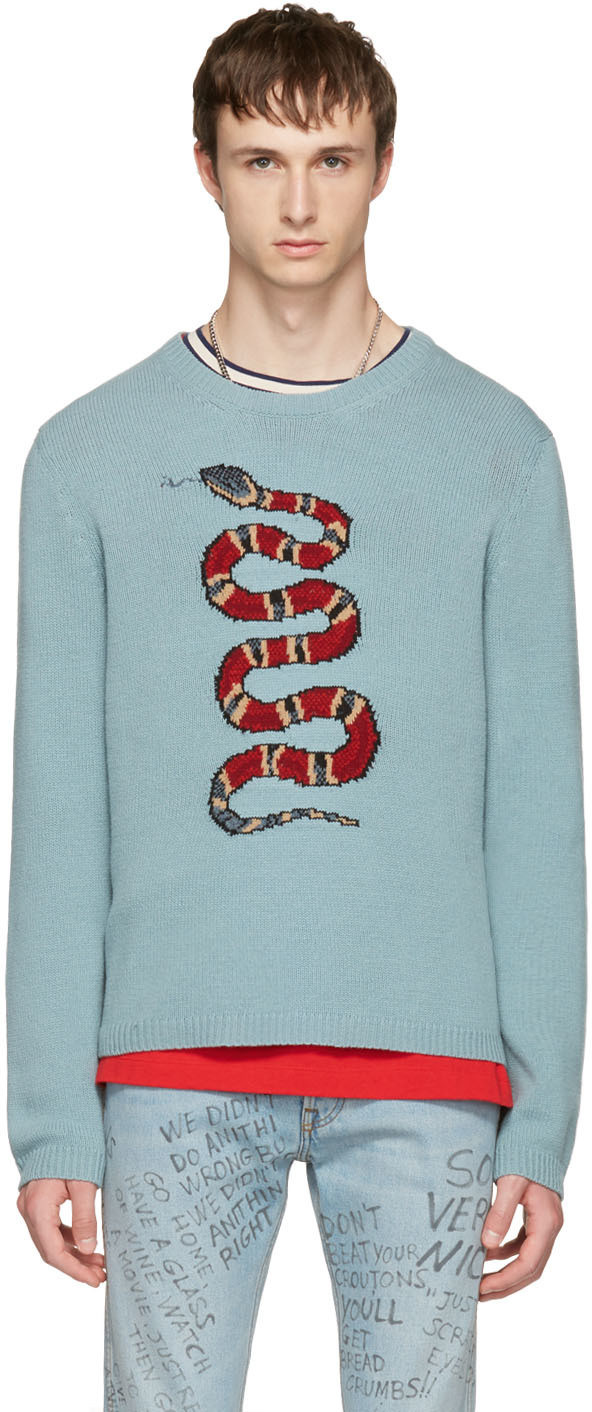 gucci kingsnake sweater